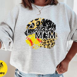 catcher mom sweatshirt, softball sweatshirt, softball mom shirt, softball crewneck, catcher mom shirts, softball game sh