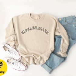 pickleballer sweatshirt, pickleball sweatshirt, pickleball crewneck, pickleball shirt, pickleball gift, unisex sweatshir