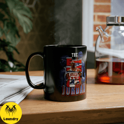 michael jordan chicago bulls vintage mug, nba 90s rap style graphic coffee cup, perfect gift for christmas, birthday, th