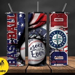 seattle mariners tumbler 20 oz, mlb baseball tumbler