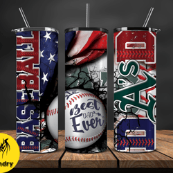oakland athletics tumbler 20 oz, mlb baseball tumbler
