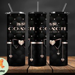 coach new york, coach pattern, coach tumbler 20oz,coach, coach logo, luxury fashion tumbler 20oz  29