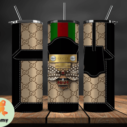 gucci tumbler 20oz,gucci pattern, guccin, gucci logo, luxury fashion tumbler 20oz 30