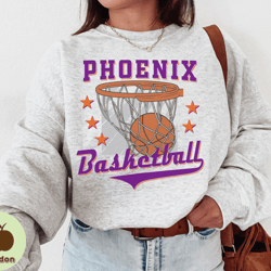 vintage phoenix basketball sweatshirt  tshirt, phoenix sun, phoenix basketball crewneck, suns tshirt, phoenix fan shirt,