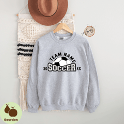 custom team name soccer sweatshirt, personalized soccer sweatshirt, soccer hoodie, soccer mom sweatshirt, soccer sweatsh