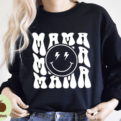 retro mama sweatshirt, aesthetic mama sweatshirt, boho smiley face mama sweatshirt, mothers day sweatshirt, bohemian clo