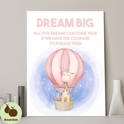 kids inspirational wall art,nursery decor,motivational prints,positive quotes,playroom decoration,cute artwork