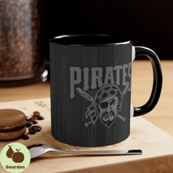 special edition pittsburg pirates mlb accent coffee mug, 11oz