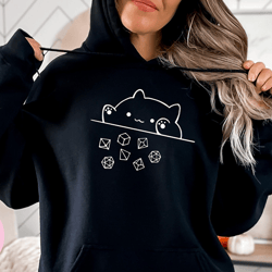 cat throwing dice tshirt, dnd shirt, dungeon master sweatshirt, tabletop rpg tee, tabletop games, rpg shirt , role playi