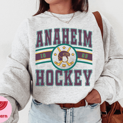 vintage anaheim duck sweatshirt tshirt, vintage ducks sweater, ducks tshirt, hockey fan shirt, retro anaheim ice hockey