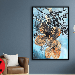 flowers canvas painting, flowers canvas print, flower canvas painting, flower poster, wall art canvas design, framed can