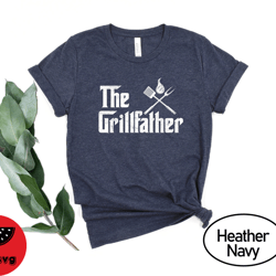 the grillfather shirt, picnic shirt, grilling gift tee, bbq shirt, funny dad tshirt, fathers day shirt, grill master tee