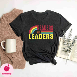 readers are leaders shirt, reading book shirt,  readers gift, bookish shirt