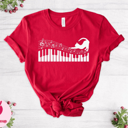 cat piano shirt, funny cat shirt, cat lover tee, cat owner shirt, keyboard cats tee, piano lover shirt