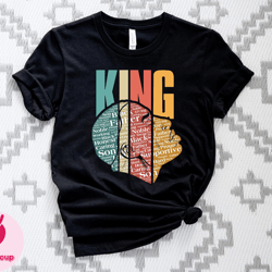 king father tshirt, black king shirt, black king father tshirt, black father shirt, fathers day shirt, black father tshi