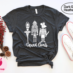 squad goals christmas shirt, nutcracker shirt, christmas squad shirt, flossing ballet shirt, kids christmas shirt, chris