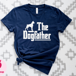 the dogfather tshirt, pitbull dad shirt, dad dog gift, dog lover father shirt, fathers day gift tee