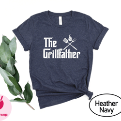 the grillfather shirt, picnic shirt, grilling gift tee, bbq shirt, funny dad tshirt, fathers day shirt, grill master tee