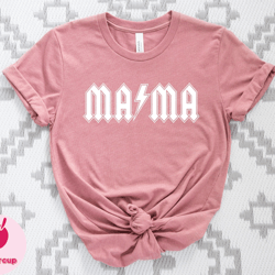 thunder mama tshirt, mama thunderstruck shirt, acdc mama shirt, mother gift shirts, rocker mama shirt