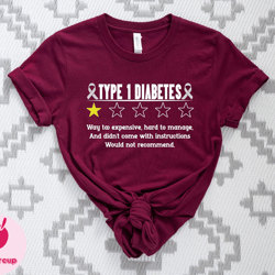 type 1 diabetes shirt, diabetic mom gift shirt, diabetic dad gift shirt, diabetes awareness tee, type 1 shirt, diabetes