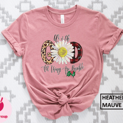 with god all things are possible shirt, xmas religious shirt, christmas shirt, bible verse shirt, inspirational shirt, g