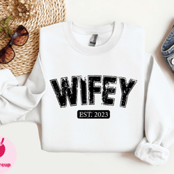 hubby wifey tshirt, engagement gift for bride, personalize husband wifey shirt, bridal party shirt, honeymoon shirt, bri