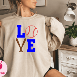 baseball love sweatshirt, gift for baseball player, baseball mom shirt, womens baseball shirt, baseball fan shirt, baseb