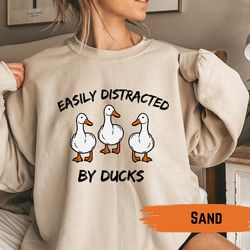 duck crewneck farm animal shirt funny duck sweater