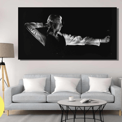 david bowie canvas, david bowie poster, singer wall decor, music fan gift, music wall art,david bowie poster, pop art,