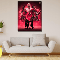 milan canvas wall art, ac milan poster, champion milan canvas print, milan fan poster, footbal team milan poster, soccer