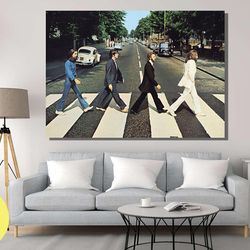 the beatles canvas wall art, beatles poster, hand made canvas print home gift the beatles poster gift fan the beatles