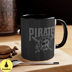 special edition pittsburg pirates mlb accent coffee mug, 11oz