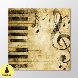 vintage piano saxophone