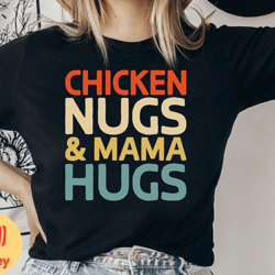 chicken nugs & mama hugs shirt, funny toddler shirt, toddler boy shirt, gift for toddler girl, funny kids shirt, chicken