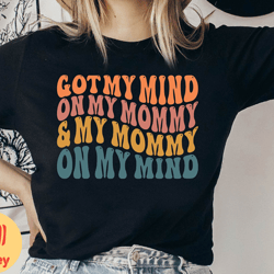 got my mind on my mommy and my mommy on my mind baby shirt, laidback shirt, hip hop toddler shirt, funny baby outfit, ge
