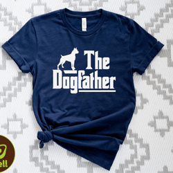 the dogfather tshirt, pitbull dad shirt, dad dog gift, dog lover father shirt, fathers day gift tee