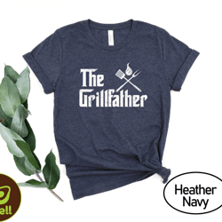the grillfather shirt, picnic shirt, grilling gift tee, bbq shirt, funny dad tshirt, fathers day shirt, grill master tee