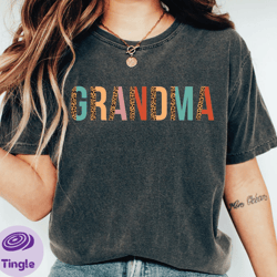 grandma shirt, grandma tshirts, leopard grandma tee, retro grandma tshirt, gifts for grandma, mothers day gift for grand