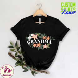 floral grandma shirt,nana sweatshirt,grandma birthday gift,grandmother shirt,new mom shirt,grammy shirt,first time grand
