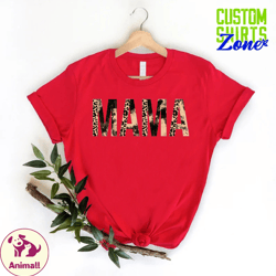 leopard mama shirt,mama shirt,mama leopard tee,mothers day gift,women retro mom shirt,mothers day tee,gift for mom,new m