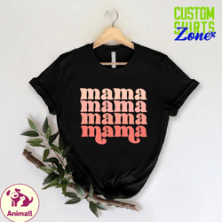retro mama shirt,mothers day gift,birthday gift for mom,mama graphic tee,new mom gift,baby shower shirt,cool mama shirt,