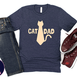 cat daddy shirt, new cat daddy tshirt, fathers day cat dad gift tshirt, best cat dad tee, cat owner men shirt, cute cat