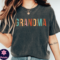 grandma shirt, grandma tshirts, leopard grandma tee, retro grandma tshirt, gifts for grandma, mothers day gift for grand
