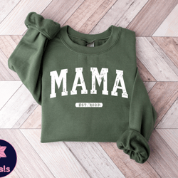 mama sweatshirt, mothers day gift, mama crewneck, new mom shirt, grammy shirt, grandma sweatshirt, nana shirt, gift for