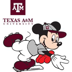 Texas A&M And Mickey Svg, Sport Svg, Texas A&M Svg, Football Svg, Texas A&M Lovers, Texas A&M Logo, NCAA Sport Svg, NCAA