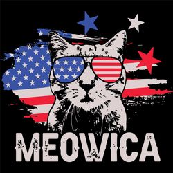 4th of july american flag cat meowica,cat american flag svg, meowica cat,4th of july, meowica,patriotic july 4th, indepe