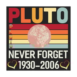 pluto never forget svg, trending svg, pluto svg, pluto planet svg, never forget svg, pluto gifts svg, pluto lovers, viny