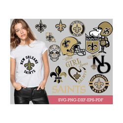 Bundle New Orleans Saints Svg, Bundle Sport Svg, New Orleans Saints Svg, New Orleans Saints Logo, Saints Svg, Saints Foo