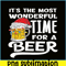 BEER28102350-The Most Wonderful Time For A Beer Beer Christmas Beer PNG Beer Santa PNG.png