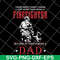 FTD03062108- Firefighter Dad & Son T Shirt Daddy Father's Day.jpg